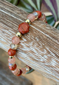 Solo #1 Hexagon Red Jasper Single Bracelet*