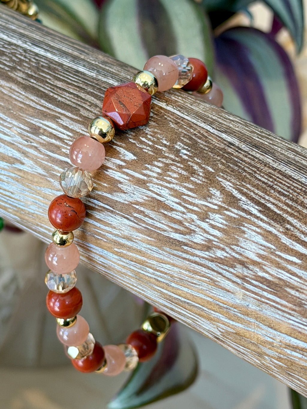 Solo #1 Hexagon Red Jasper Single Bracelet*