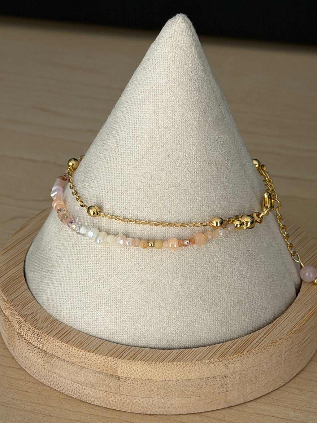 Duet bracelet #13 Light Pink