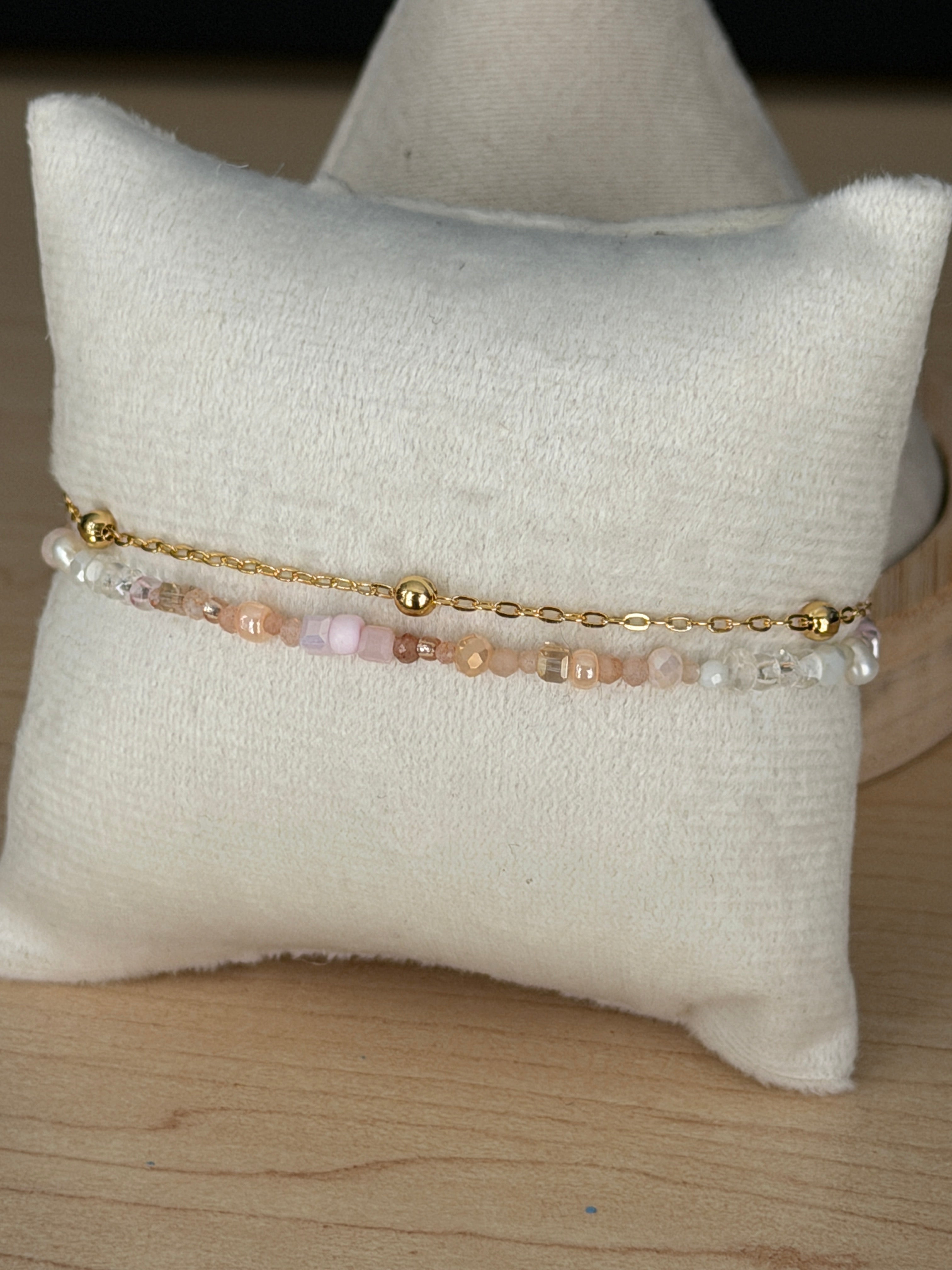 Duet Bracelet Light Pink