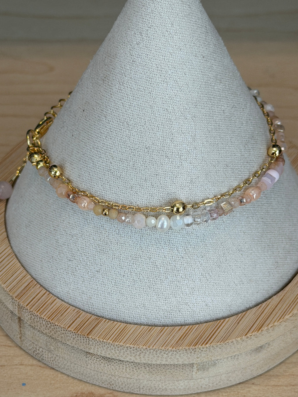 Duet bracelet #13 Light Pink