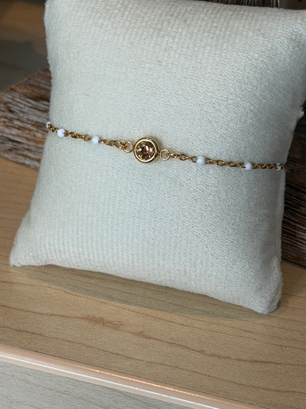 Solo bracelet #7 14k gold filled with tassel*