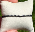 Solo bracelet #19 Sapphire and 18k gold plated or stainless steel